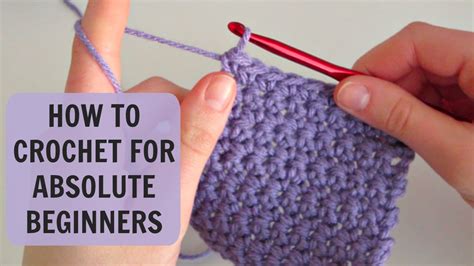 beginner crochet tutorial